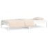 Sofá cama de madera maciza de pino blanco 90x190