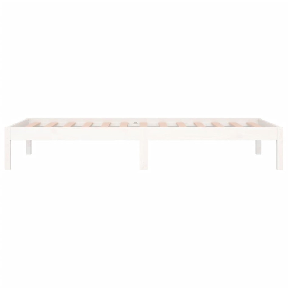 Sofá cama de madera maciza de pino blanco 90x190