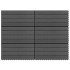 Baldosas de porche 6 uds WPC negro 60x30 cm 1,08