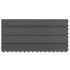 Baldosas de porche 6 uds WPC negro 60x30 cm 1,08