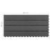 Baldosas de porche 6 uds WPC negro 60x30 cm 1,08