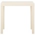 Mesa de jardín de plástico blanca 79x65x72