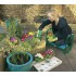 Draper Tools Banquito reclinatorio de jardinería hierro verde