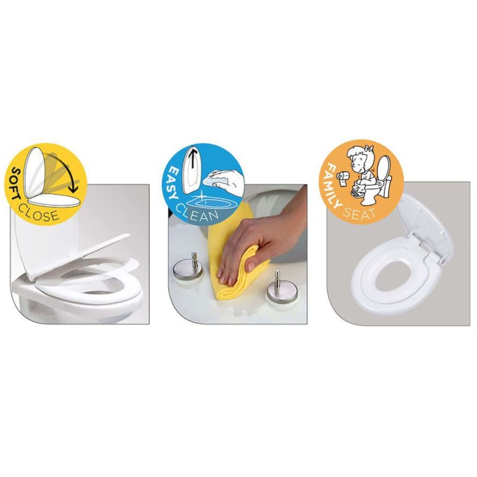 Tiger Asiento de inodoro y asiento infantil Tulsa