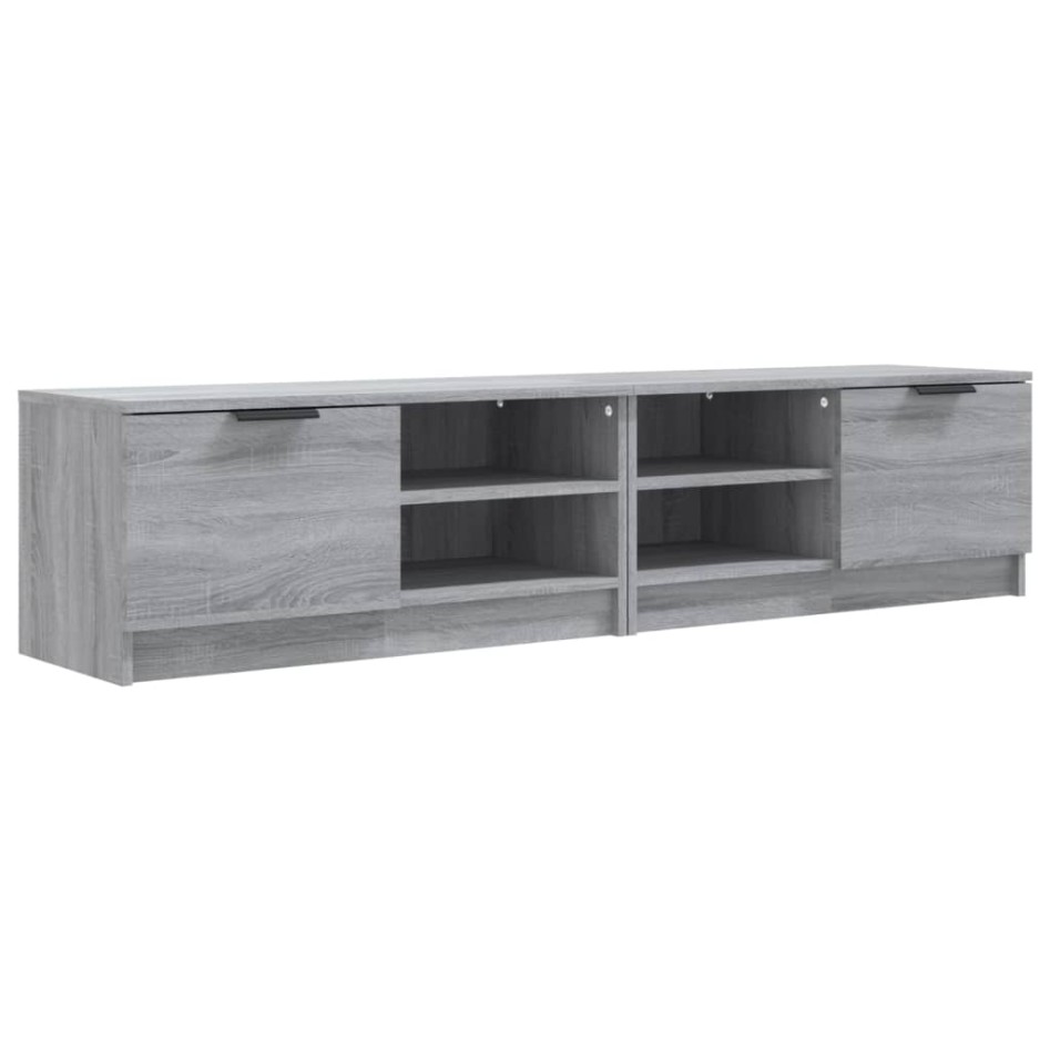 Muebles para TV 2 uds contrachapado gris Sonoma 80x35x36,5