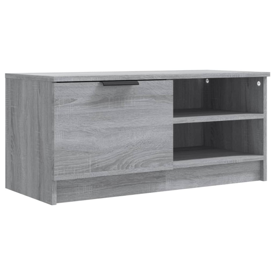 Muebles para TV 2 uds contrachapado gris Sonoma 80x35x36,5