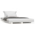 Estructura de cama madera maciza de pino blanco 90x190