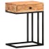 Mesa auxiliar forma de U madera maciza de acacia 45x30x61