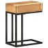Mesa auxiliar forma de U madera maciza de acacia 45x30x61