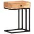 Mesa auxiliar forma de U madera maciza de acacia 45x30x61