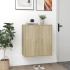 Muebles zapateros 2 uds contrachapado roble Sonoma 32x35x70