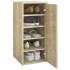 Muebles zapateros 2 uds contrachapado roble Sonoma 32x35x70