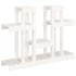 Soporte para plantas madera maciza pino blanco 104,5x25x77,5