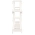 Soporte para plantas madera maciza pino blanco 104,5x25x77,5