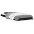 Estructura de cama madera maciza de pino negro 75x190