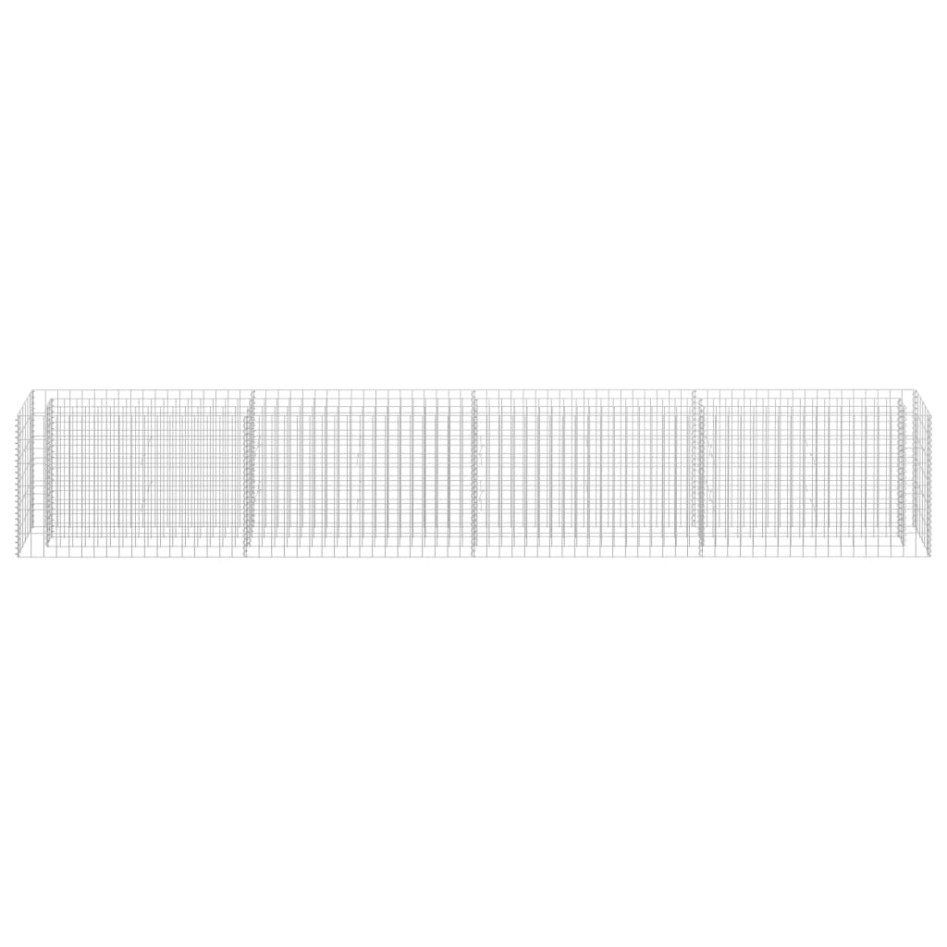 Arriate de gaviones de acero galvanizado 360x30x60