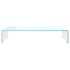 Mueble TV/Elevador de monitor cristal verde 60x25x11