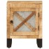 Mesita de noche de madera maciza de mango 40x30x50