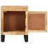 Mesita de noche de madera maciza de mango 40x30x50