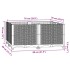Arriate polipropileno 80x80x38