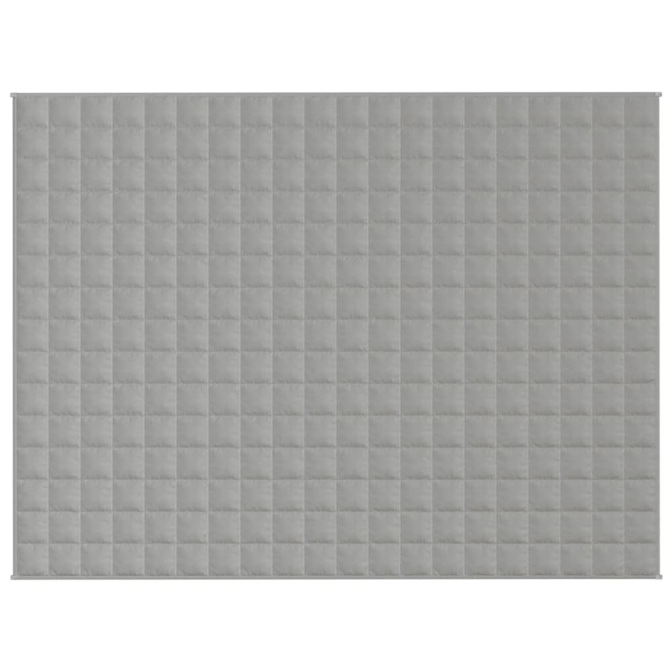Manta con peso tela gris 150x200 cm 7