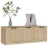 Mueble de TV madera contrachapada roble Sonoma 102x35x36,5
