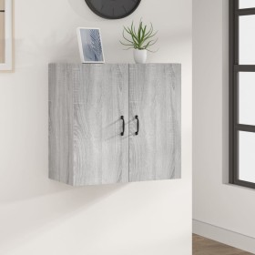 Armario de pared madera contrachapada gris Sonoma 60x31x60