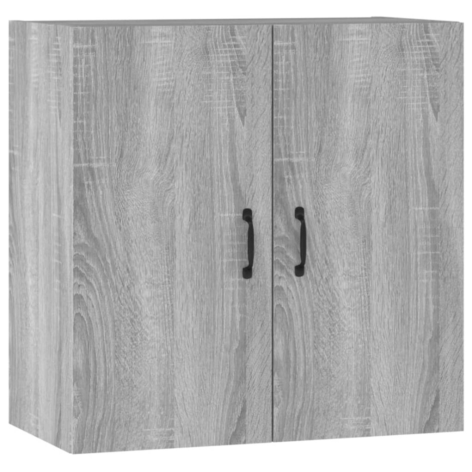 Armario de pared madera contrachapada gris Sonoma 60x31x60