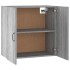Armario de pared madera contrachapada gris Sonoma 60x31x60