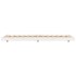 Estructura de cama sin colchón madera maciza blanca 75x190