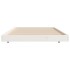 Estructura de cama sin colchón madera maciza blanca 75x190