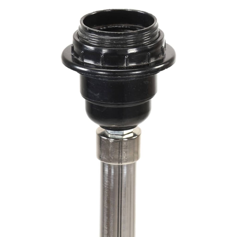 Lámpara de trípode madera maciza de teca marrón y blanco 141