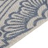 Alfombra de exterior de tejido plano rayas azules 160x230