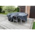 Nature Funda de muebles de jardín para mesa rectangular 325x205x90