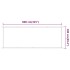 Toldo vertical beige 100x800 cm tela