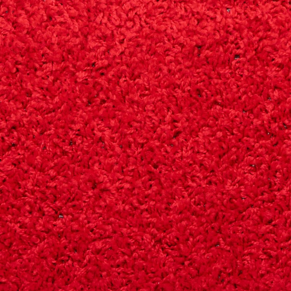 Alfombrillas de escalera 10 unidades rojo 65x21x4