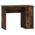 Escritorio de madera contrachapada roble ahumado 100x55x75