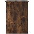 Escritorio de madera contrachapada roble ahumado 100x55x75