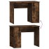 Escritorio de madera contrachapada roble ahumado 100x55x75