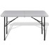 Mesa de jardín plegable 122 cm HDPE