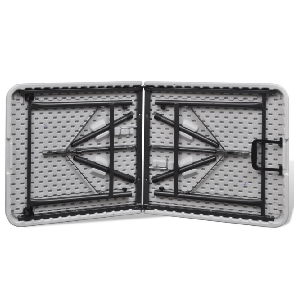 Mesa de jardín plegable 122 cm HDPE