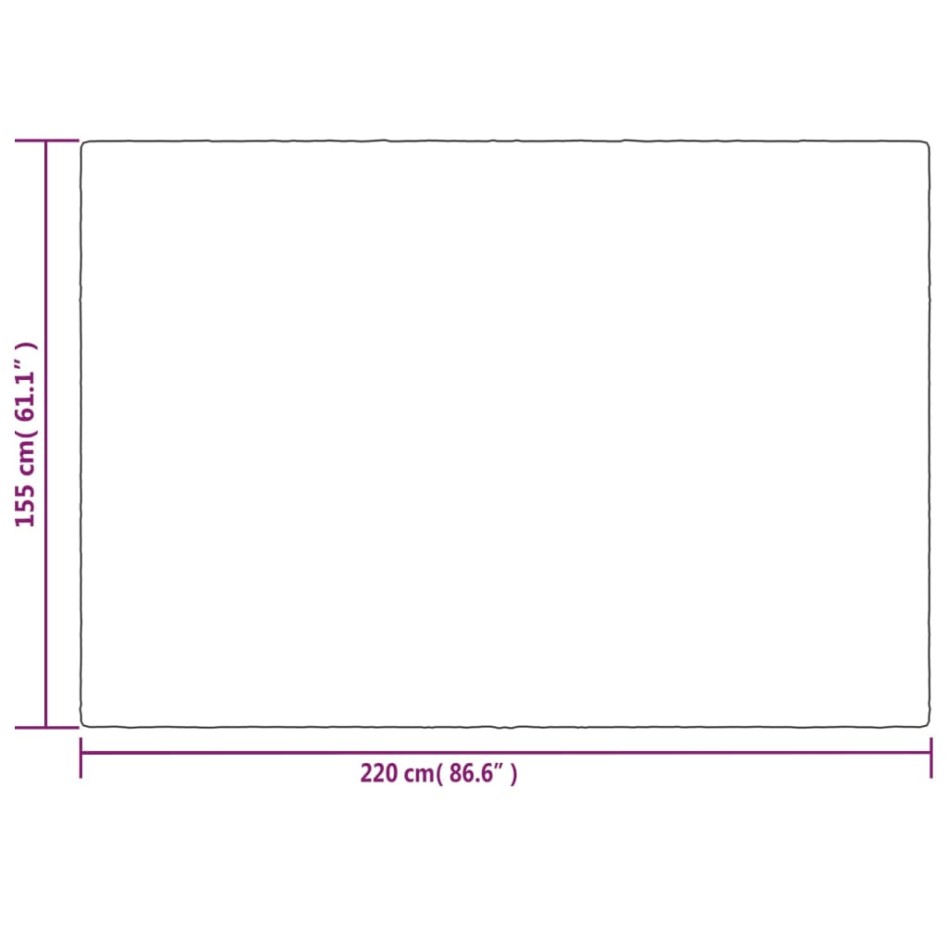 Manta con peso con funda tela gris 155x220 cm 7