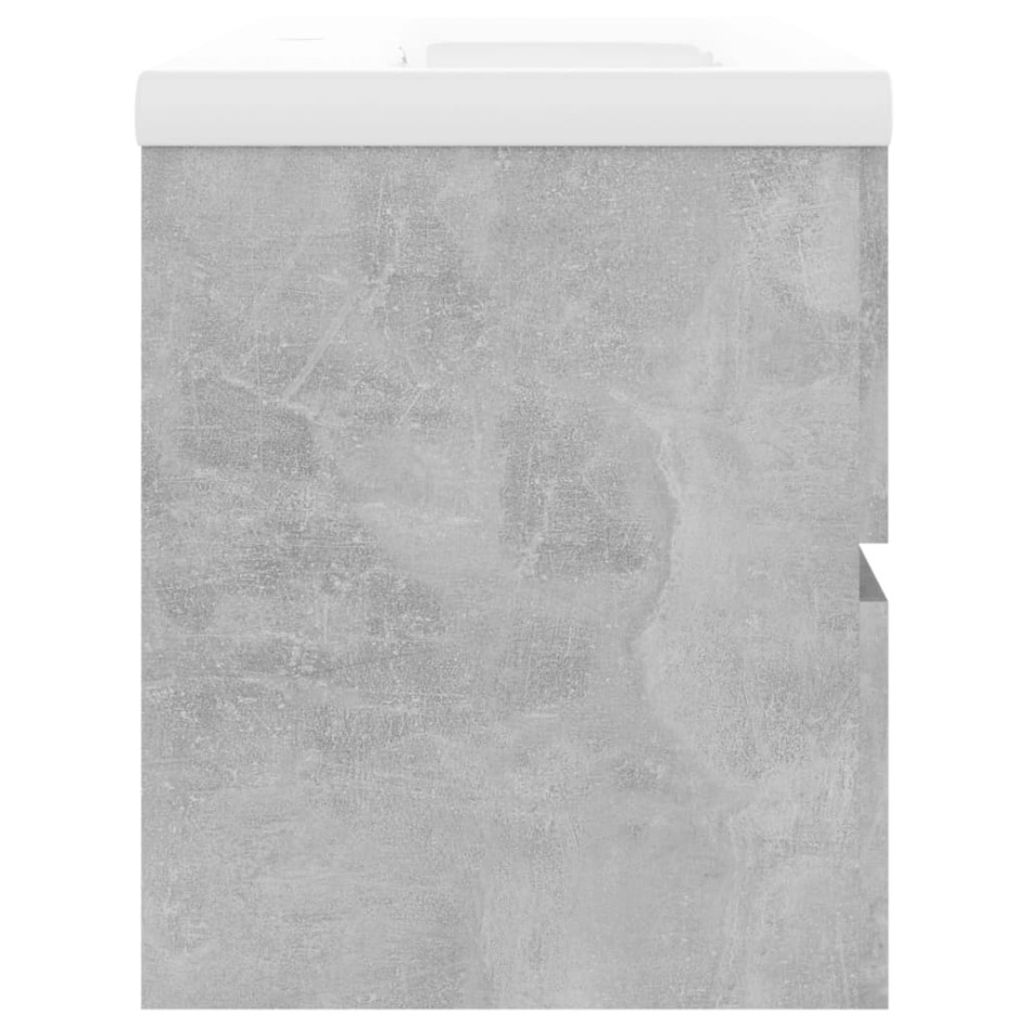 Mueble con lavabo madera de ingeniería gris