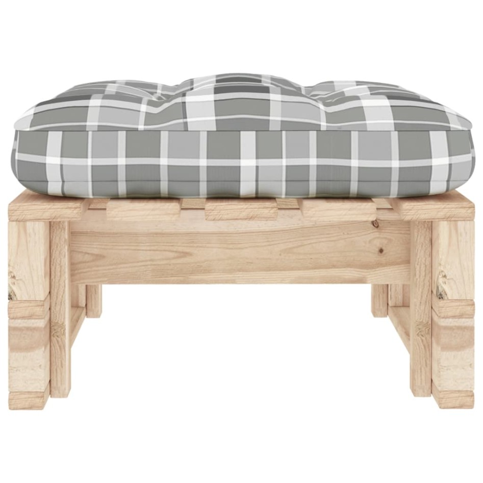 Otomana de jardín de palets madera de pino