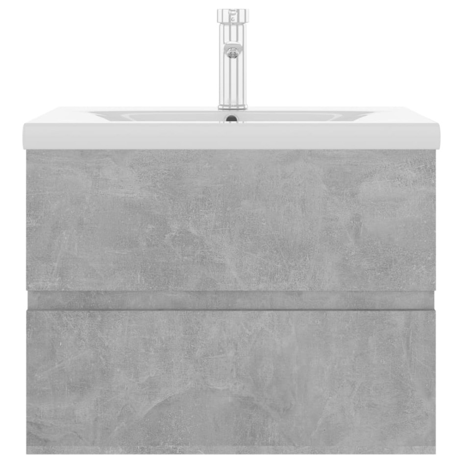 Mueble con lavabo madera de ingeniería gris