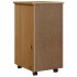 Cajonera con ruedas MOSS madera maciza pino marrón