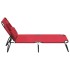 Tumbona plegable acero recubrimiento en polvo tela Oxford