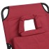 Tumbona plegable acero recubrimiento en polvo tela Oxford