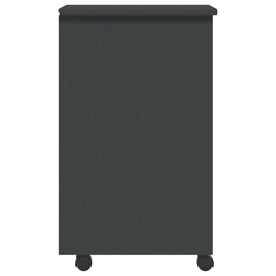 Cajonera con ruedas MOSS madera maciza de pino