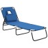 Tumbona plegable tela Oxford acero recubrimiento en polvo